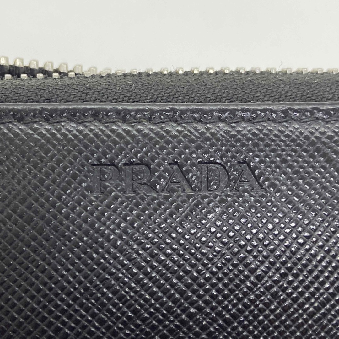 PRADA - プラダ 長財布 サフィアーノレザー ラウンドファスナー