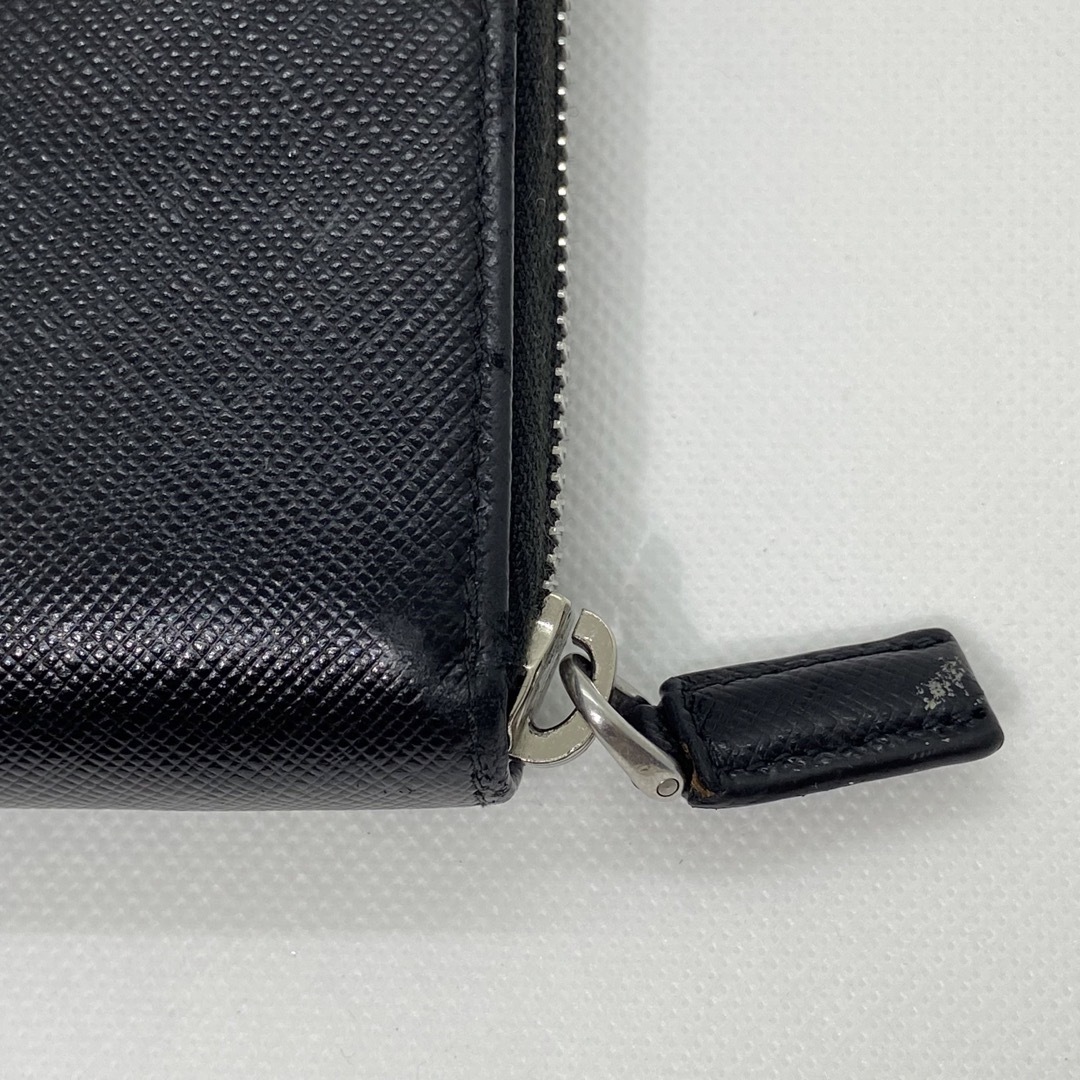 PRADA(プラダ)のプラダ　長財布　サフィアーノレザー　ラウンドファスナー　ブラック黒　2ML317 レディースのファッション小物(財布)の商品写真
