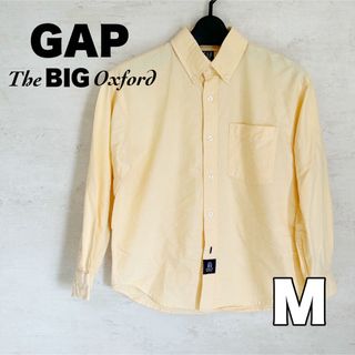 ギャップ(GAP)のGAPギャップ✨オックスフォードシャツ長袖綿100％イエローM(シャツ/ブラウス(長袖/七分))