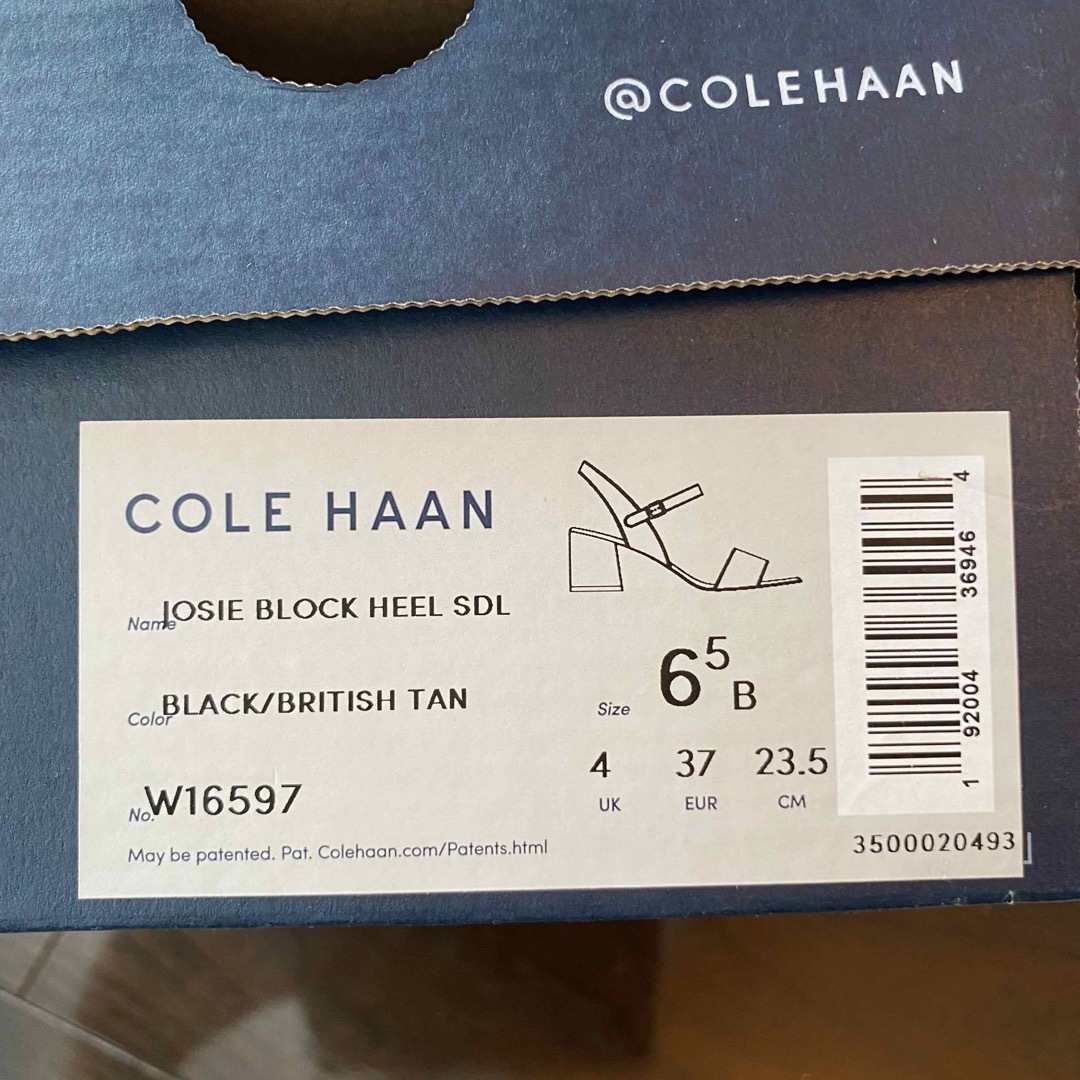 Cole Haan(コールハーン)の着用2回　⚠️難あり　ジョージーブロックサンダル　クラークス　ダイアナ　かねまつ レディースの靴/シューズ(サンダル)の商品写真