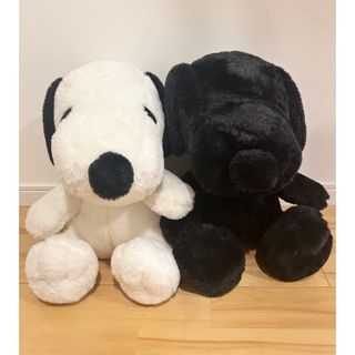 スヌーピー(SNOOPY)の【新品・タグ付き】スヌーピー 白・黒 2個セット(キャラクターグッズ)