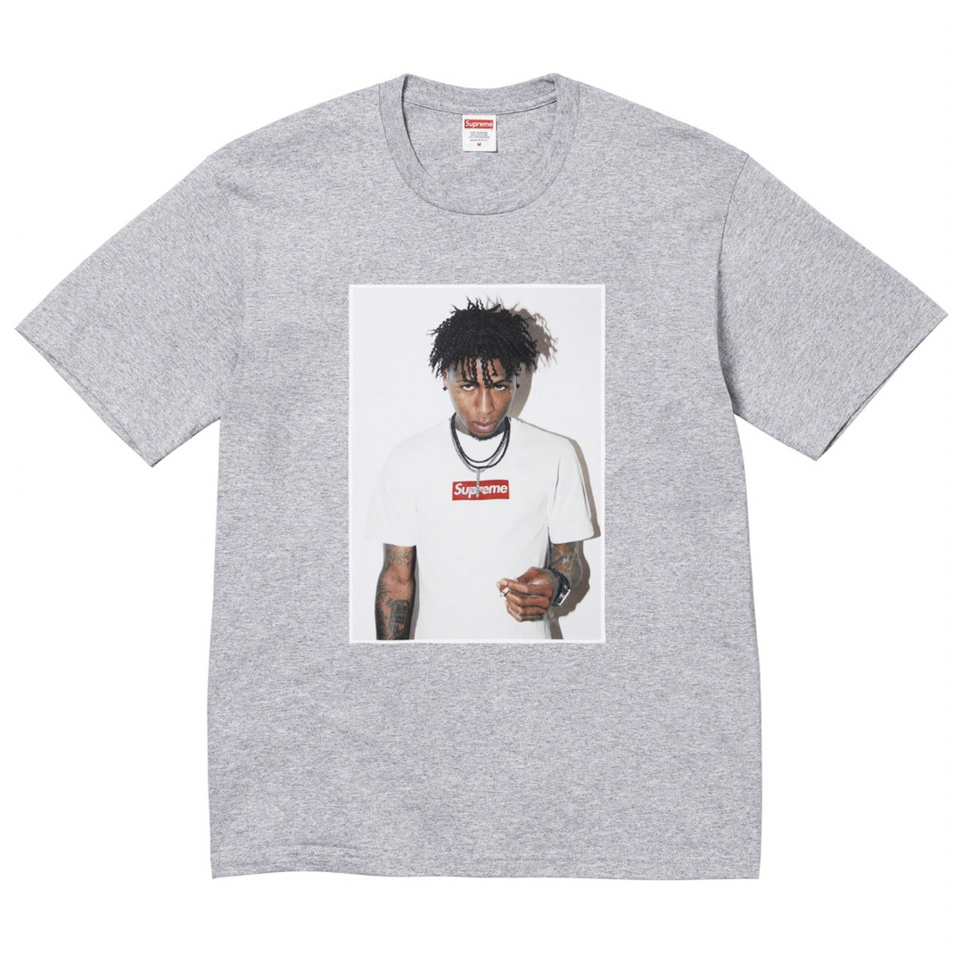 新品L supreme NBA Youngboy Tee グレー