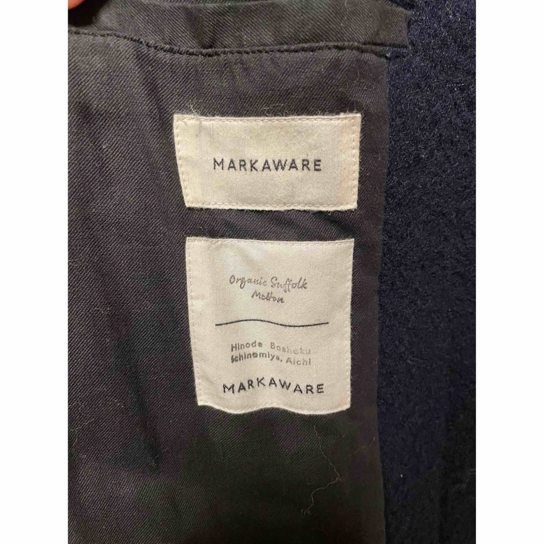 MARKAWEAR(マーカウェア)のMARKWARE MAC COAT ORGANIC SUFFOLK  メンズのジャケット/アウター(チェスターコート)の商品写真