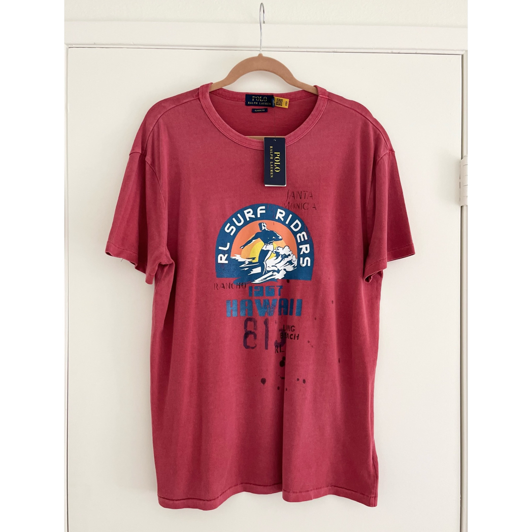 POLO RALPH LAUREN(ポロラルフローレン)のPOLO ラルフローレン　Tシャツ　surf 訳アリ　米国購入　新品 レディースのトップス(Tシャツ(半袖/袖なし))の商品写真