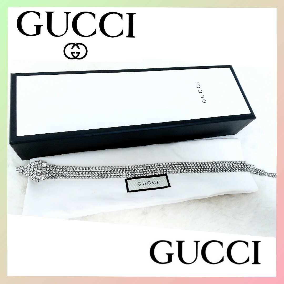 Gucci - グッチGUCCI✥ラインストーン スネークダブルGG片耳ピアス