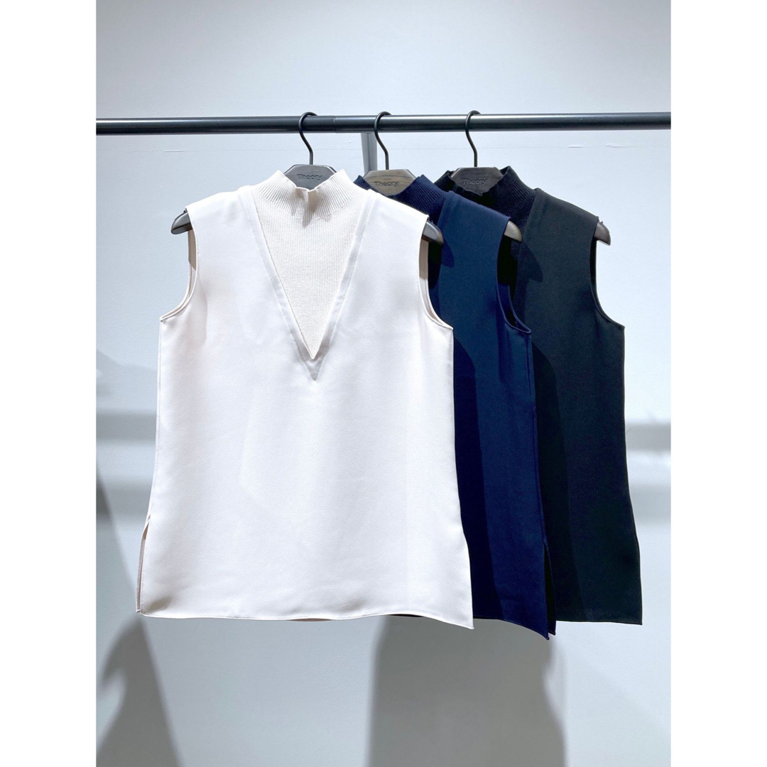 theory 21AW Crepe Combo 重ね着風トップス 黒 | www.workia.de