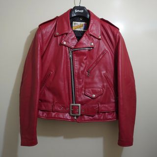 ショット ライダースジャケット(メンズ)(レッド/赤色系)の通販 26点