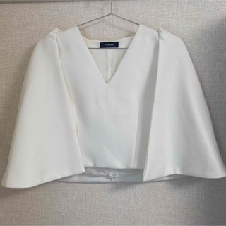 Pachman パハマンcape sleeveless ケープ ホワイトMサイズの通販|ラクマ