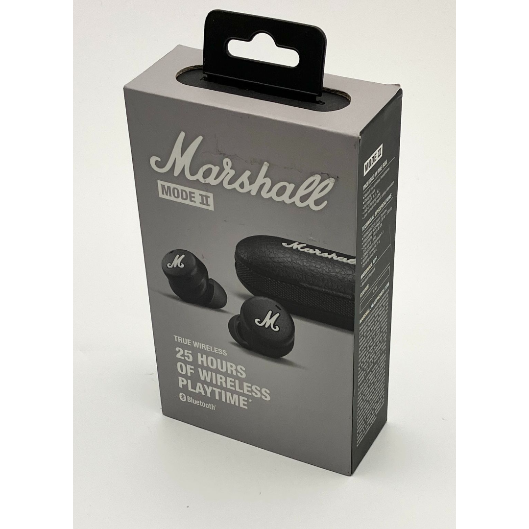 Marshall 完全ワイヤレスイヤホンMode Ⅱ aptX/Qi充電 正規品オーディオ機器