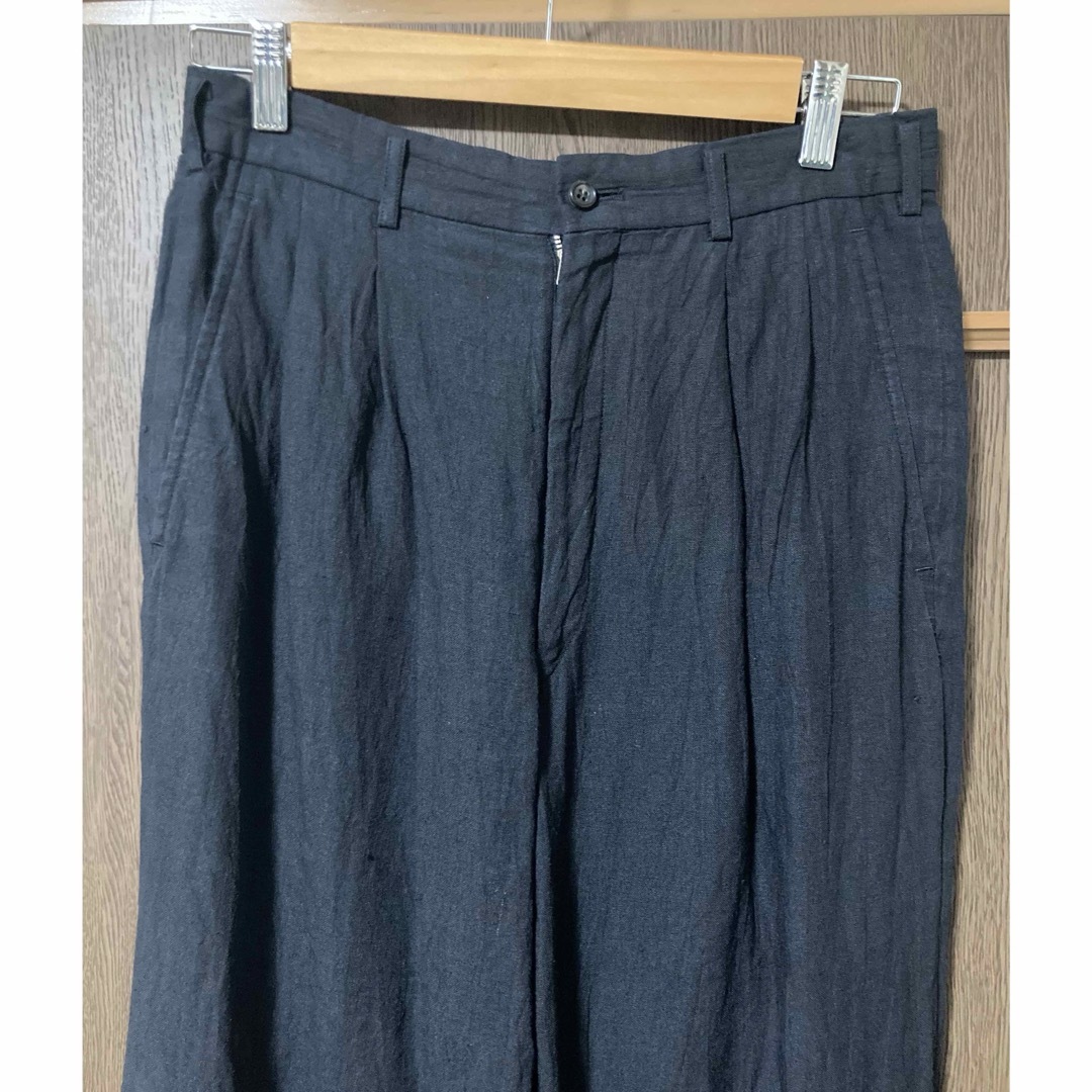 COMME des GARCONS HOMME DEUX(コムデギャルソンオムドゥ)の90S COMME des GARCONS linen100% slacks メンズのパンツ(スラックス)の商品写真