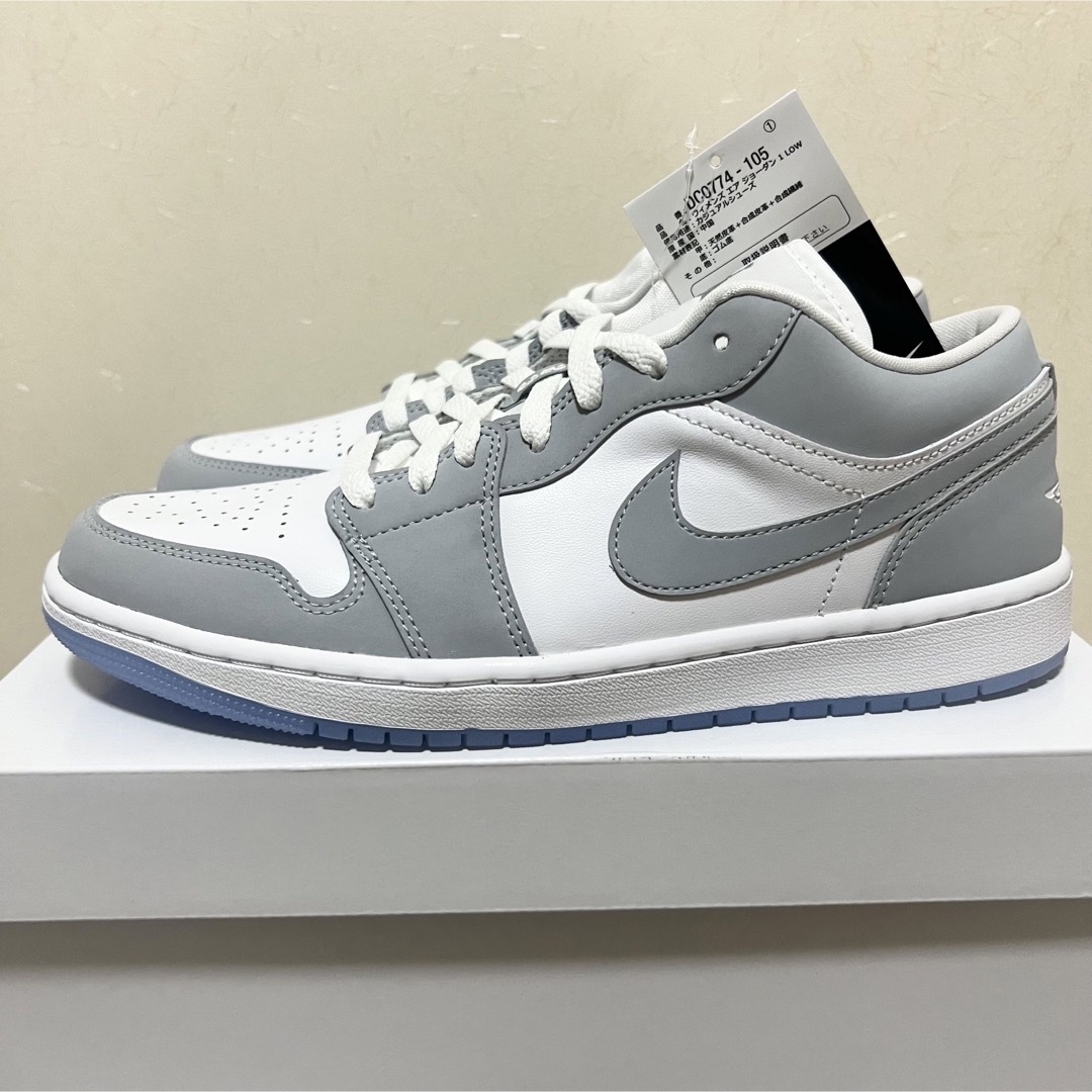 限定SALE【即納】27.5cm ナイキ AIR JORDAN1 ウルフグレー