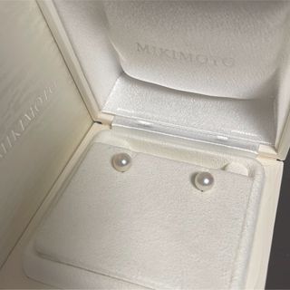 ミキモト(MIKIMOTO)の【美品】MIKIMOTOミキモトパールピアス7mm k18(ピアス)