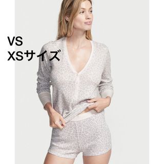 ヴィクトリアズシークレット(Victoria's Secret)の新作　可愛いレオパード柄ルームウェア VS XSサイズ🩷新品未使用(ルームウェア)