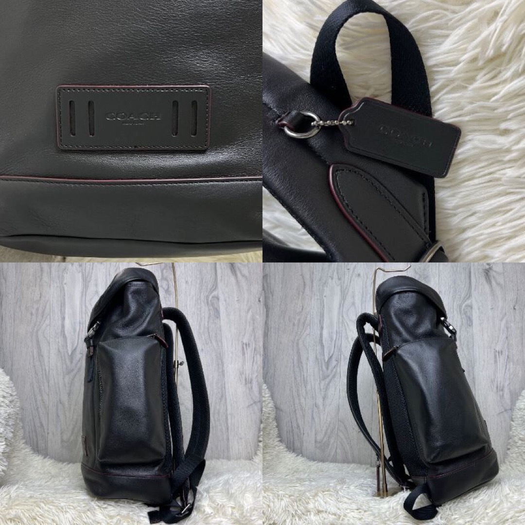 【新品・未使用】COACH レザーリュック