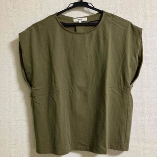 オゾック(OZOC)のozoc オゾック トップス カットソー tシャツ カーキ(カットソー(半袖/袖なし))