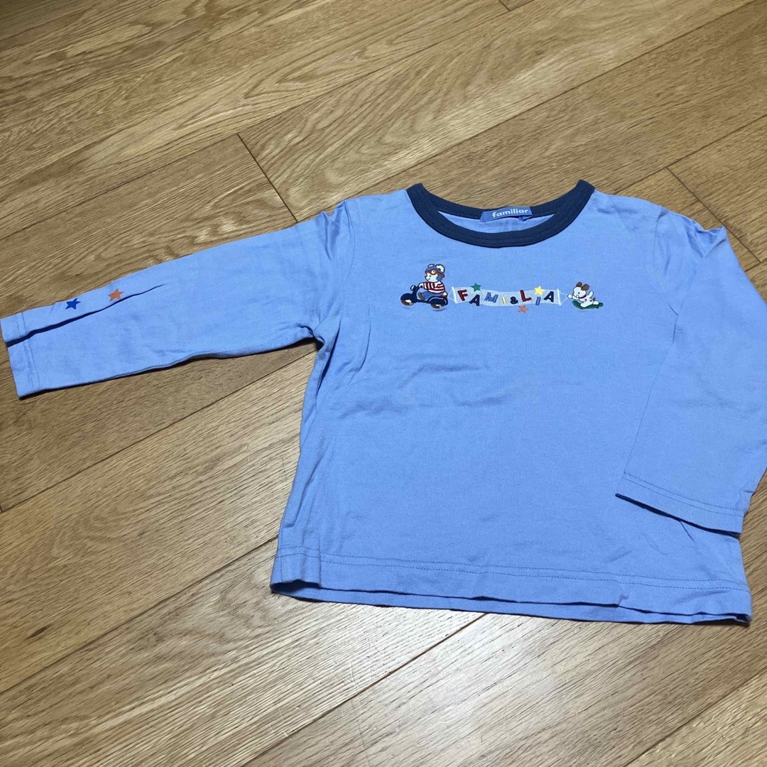 【新品】ファミリア Tシャツ ロンT 100