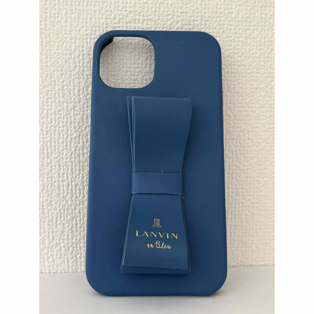 LANVIN en Bleu(ランバンオンブルー)のランバンオンブルー スマホケース iPhone14 スマホ/家電/カメラのスマホアクセサリー(iPhoneケース)の商品写真