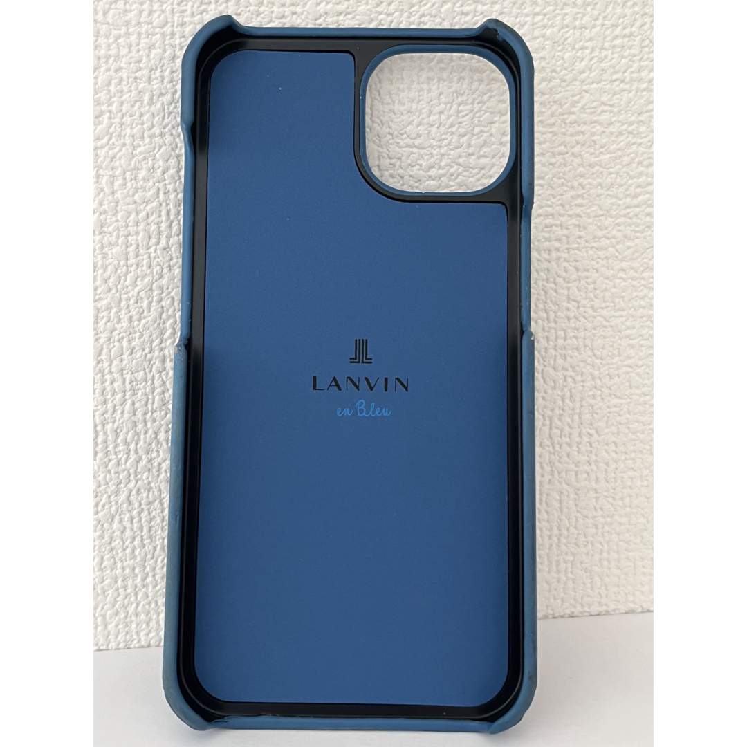 LANVIN en Bleu(ランバンオンブルー)のランバンオンブルー スマホケース iPhone14 スマホ/家電/カメラのスマホアクセサリー(iPhoneケース)の商品写真