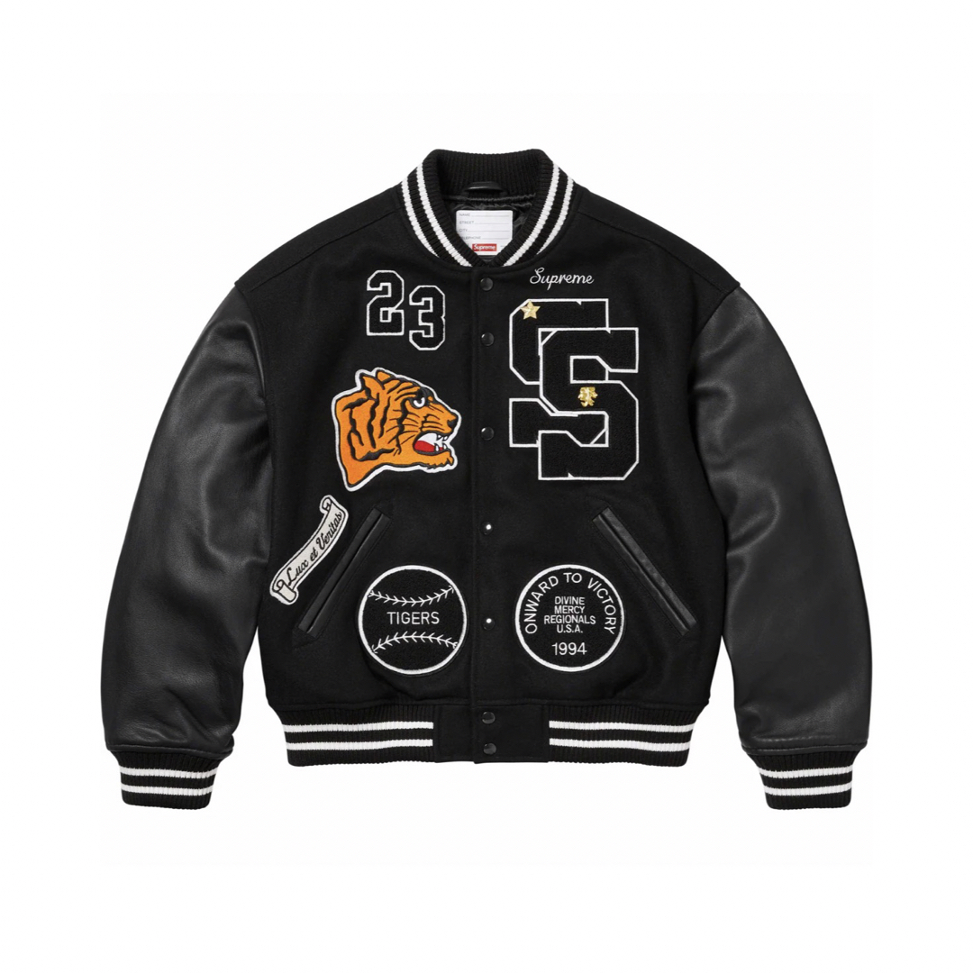 即日配送！Supreme Tiger Varsity Jacket