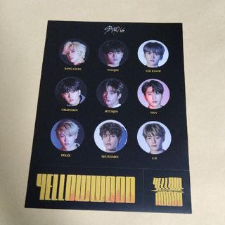 ストレイキッズ(Stray Kids)のstray kids yellow wood ステッカー(アイドルグッズ)