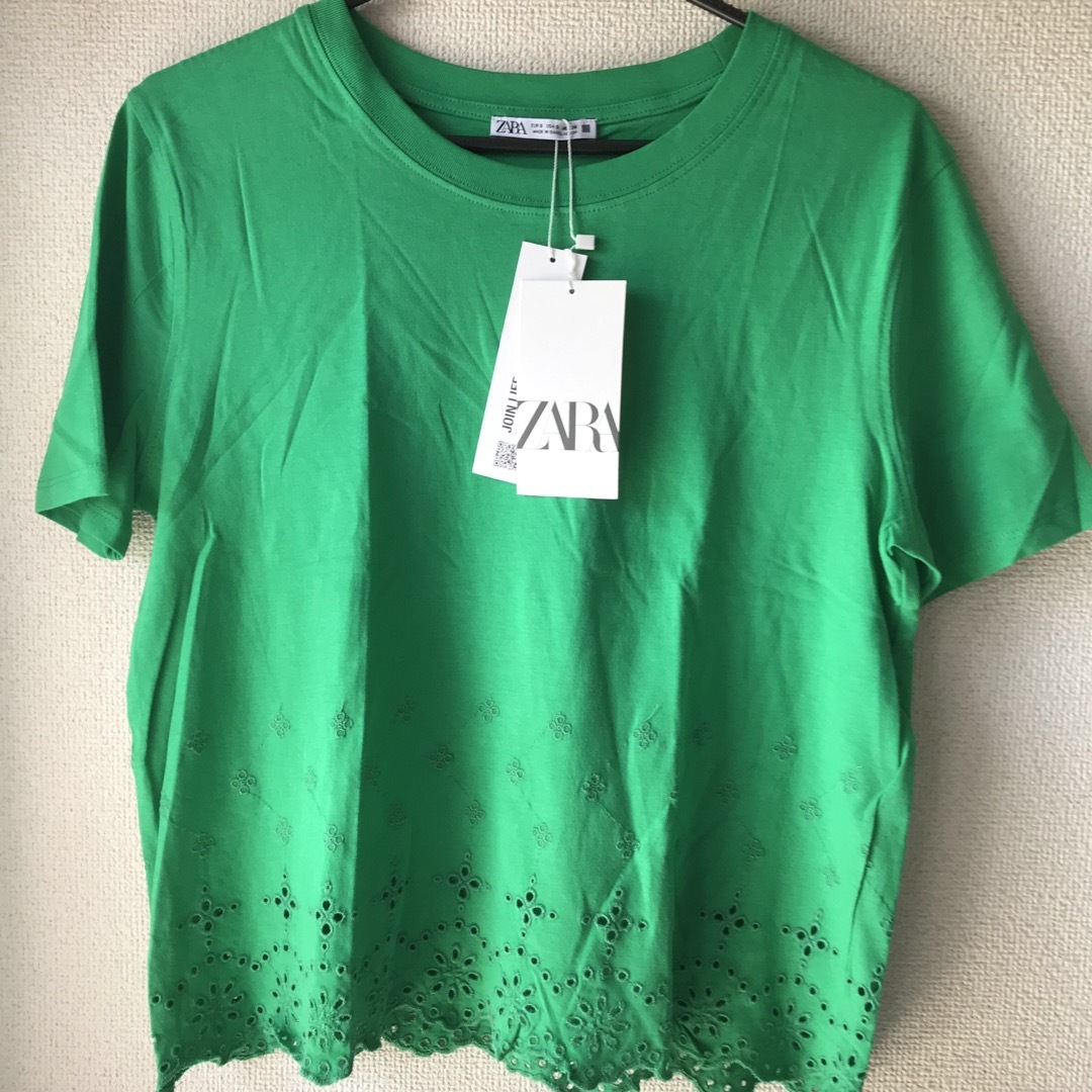 ZARA(ザラ)の新品 ZARA Tシャツ レディースのトップス(Tシャツ(半袖/袖なし))の商品写真