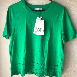 ザラ(ZARA)の新品 ZARA Tシャツ(Tシャツ(半袖/袖なし))