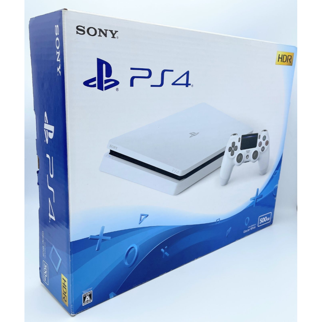 PlayStation4(プレイステーション4)のPlayStation 4  グレイシャー・ホワイト 500GB  CUH-22 エンタメ/ホビーのゲームソフト/ゲーム機本体(家庭用ゲーム機本体)の商品写真