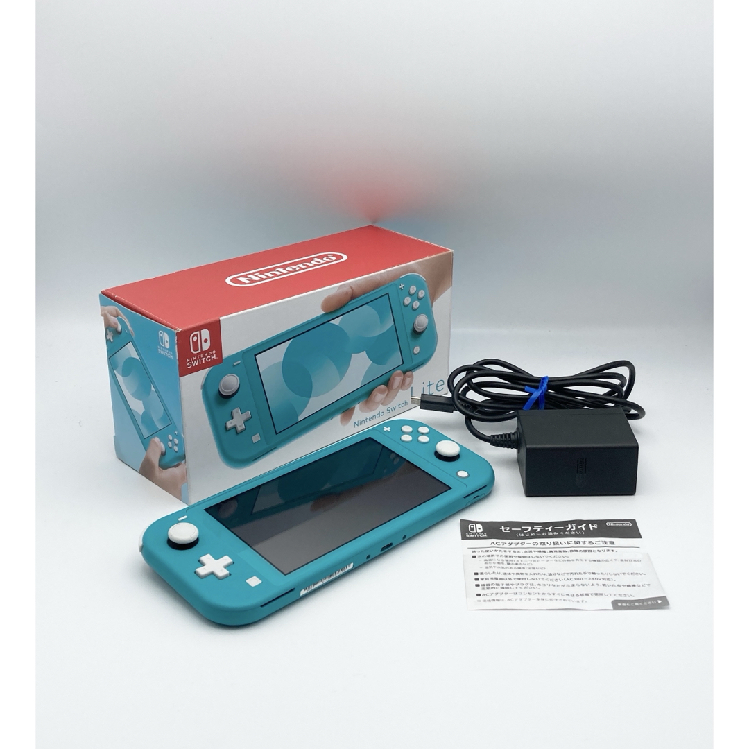 Nintendo Switch - Switchライト ターコイズ 付属品完品 中古品 Nintendo Switch - Switchライト ターコイズ 付属品完品 中古品
