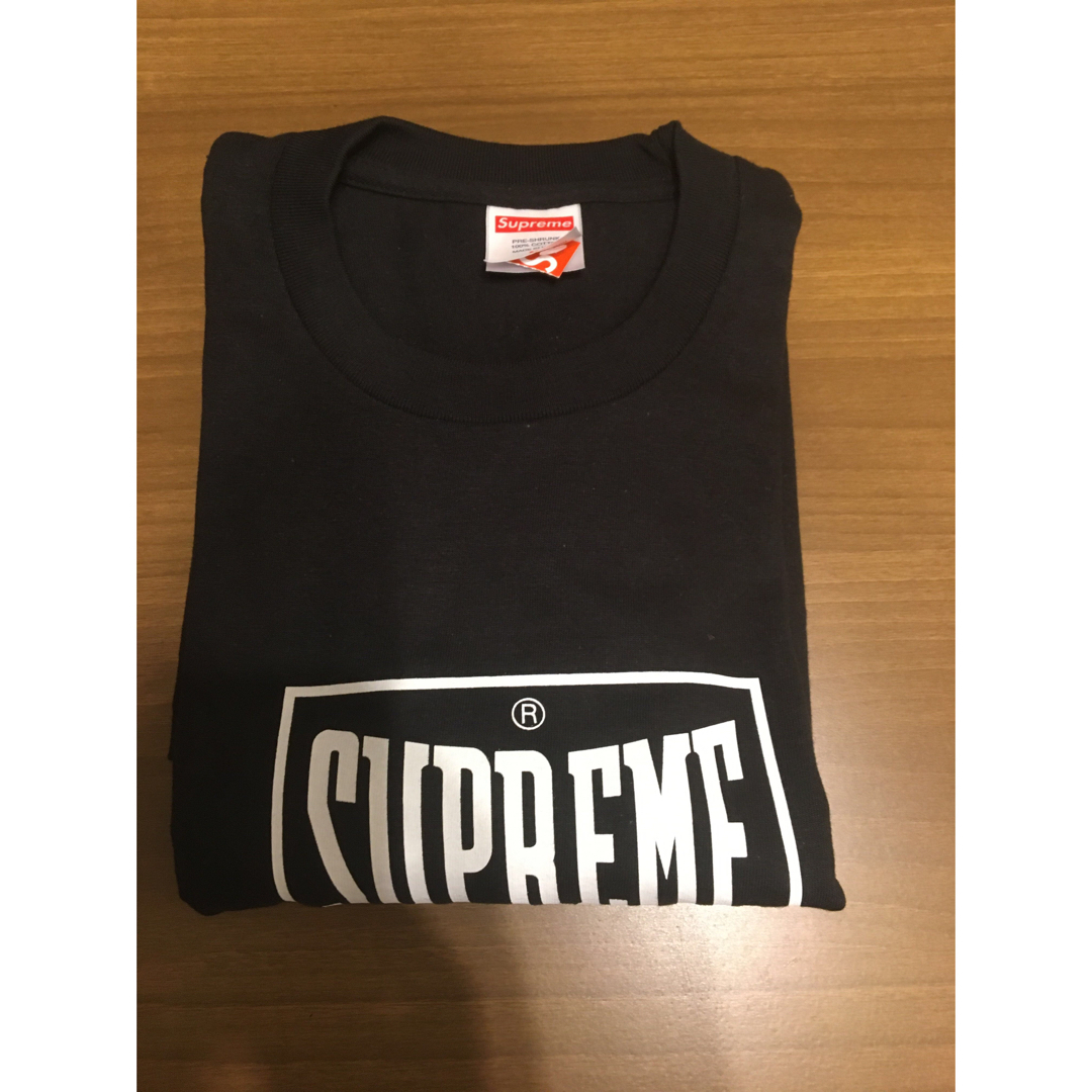 Supreme Warm Up Tee Black シュプリーム - Tシャツ/カットソー(半袖