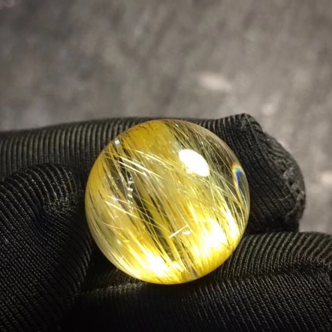 ⭐︎【天然】タイチンクオーツ 丸玉 16.2mm-