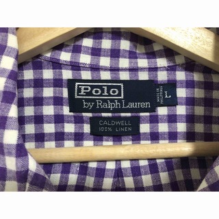 POLO RALPH LAUREN - 激レアパープルギンガム90s ポロ ラルフローレン