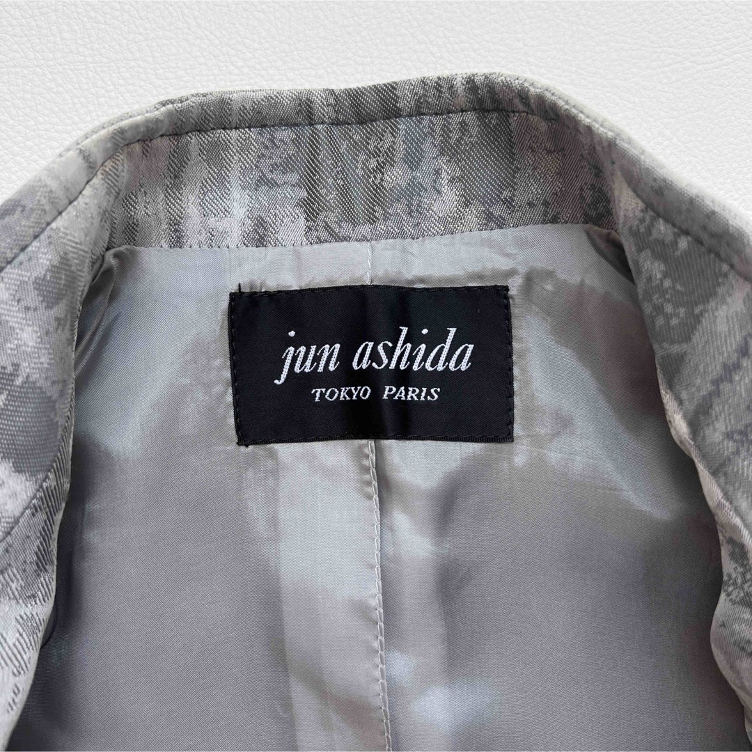 【美品】 jun ashida ジュンアシダ スタンドカラージャケット ブルゾン