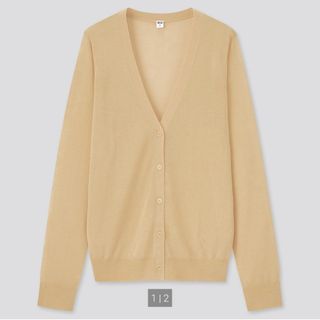 ユニクロ(UNIQLO)のライトVネックカーディガン(カーディガン)