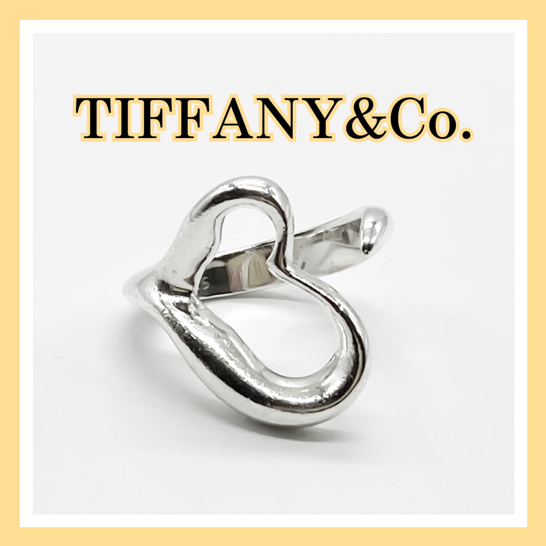 Tiffany & Co. - TIFFANY&Co. ティファニー オープンハート リング 約 ...