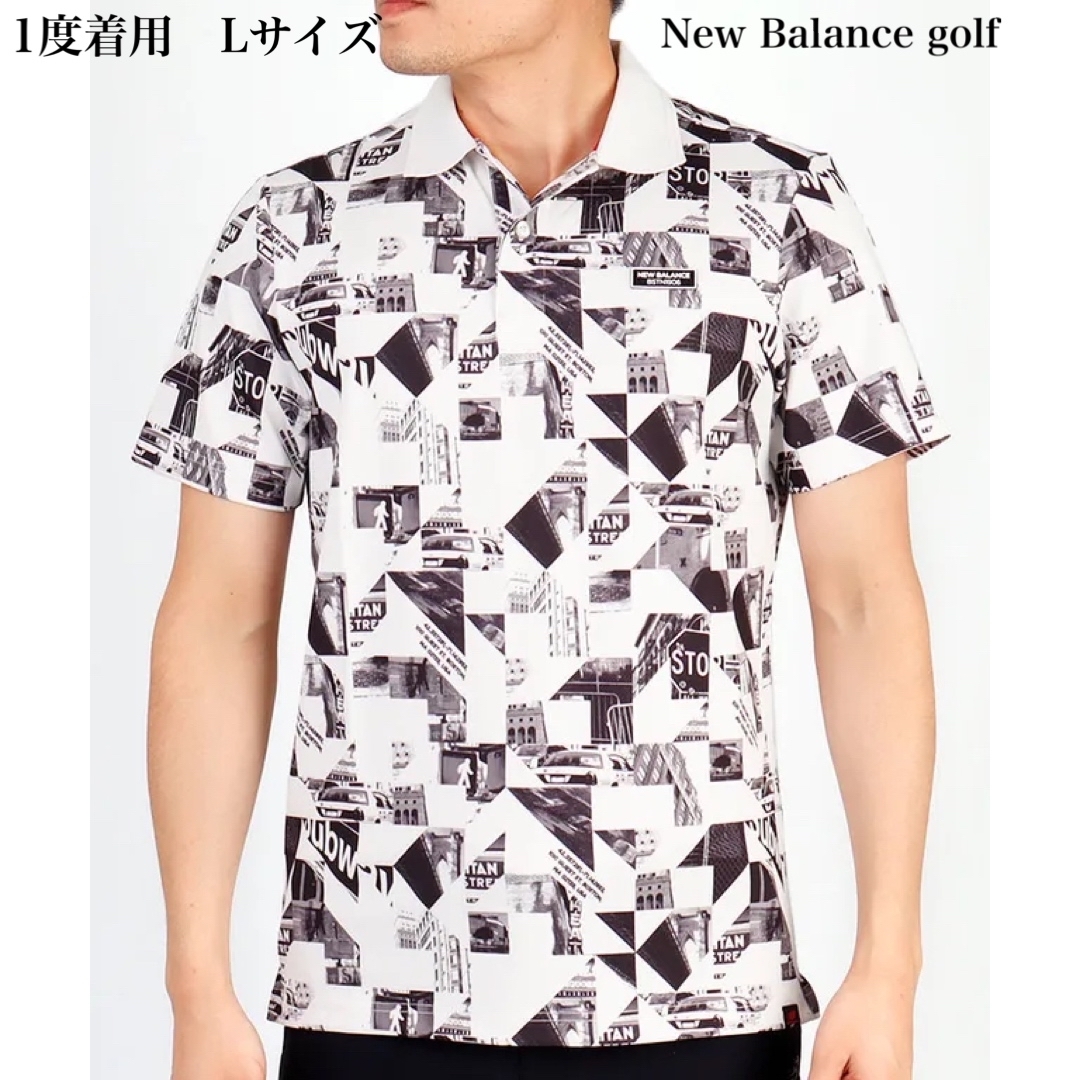 美品】23年モデル New Balance Golf ポロシャツ 大きいサイズ-