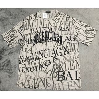 バレンシアガ(Balenciaga)のバレンシアガ　総柄　tシャツ(Tシャツ/カットソー(半袖/袖なし))