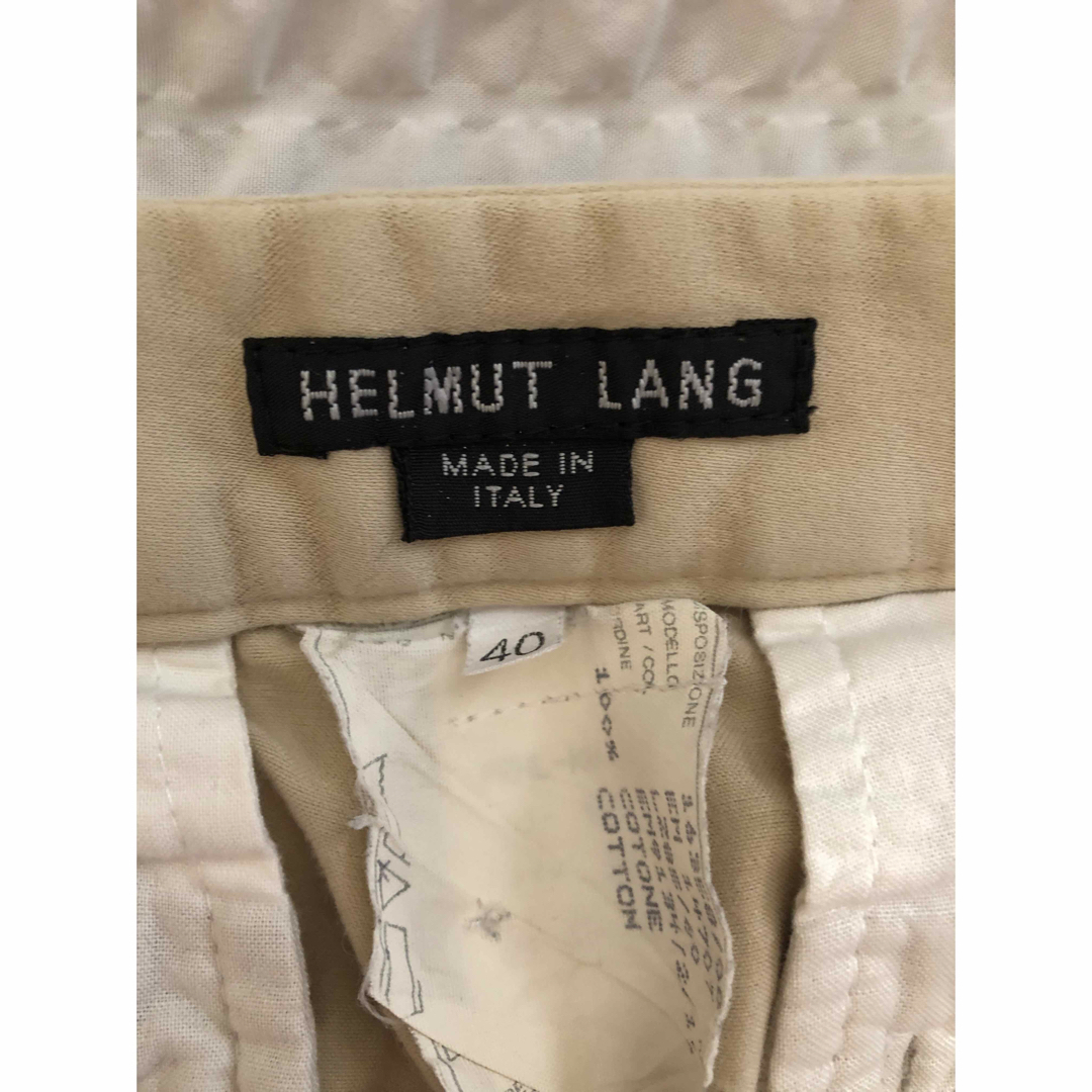 HELMUT LANG(ヘルムートラング)のHELMUT LANG ヘルムートラング　本人期　パンツ　チノ レディースのパンツ(カジュアルパンツ)の商品写真