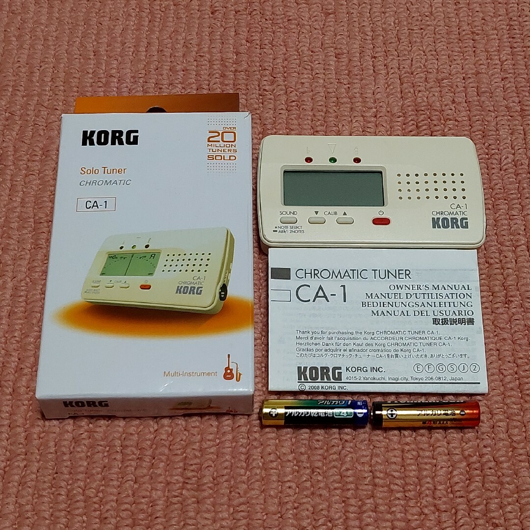 KORG(コルグ)の【箱、取説あり!!】KORG クロマチック チューナー 《CA−1》 スマホ/家電/カメラのオーディオ機器(その他)の商品写真