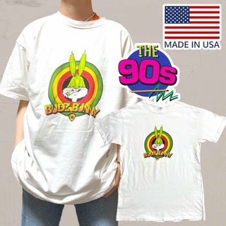 VHW Tシャツ ビンテージ 90s USA製 バッズ　バックスバニー　大麻