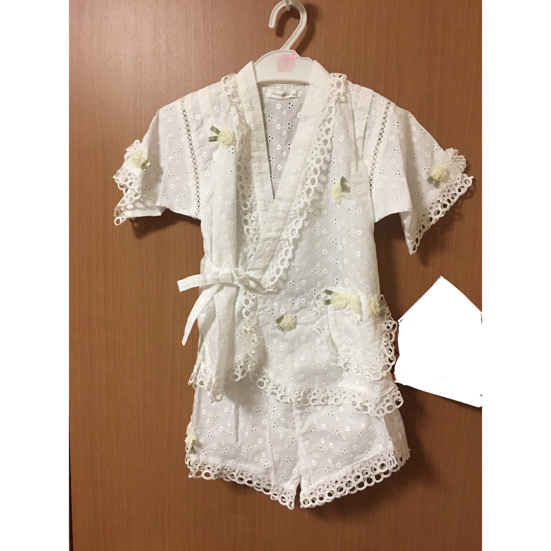 ALBEROBELLO(アルベロベロ)のアルベロベロ　kids レース　甚平 キッズ/ベビー/マタニティのキッズ服男の子用(90cm~)(甚平/浴衣)の商品写真