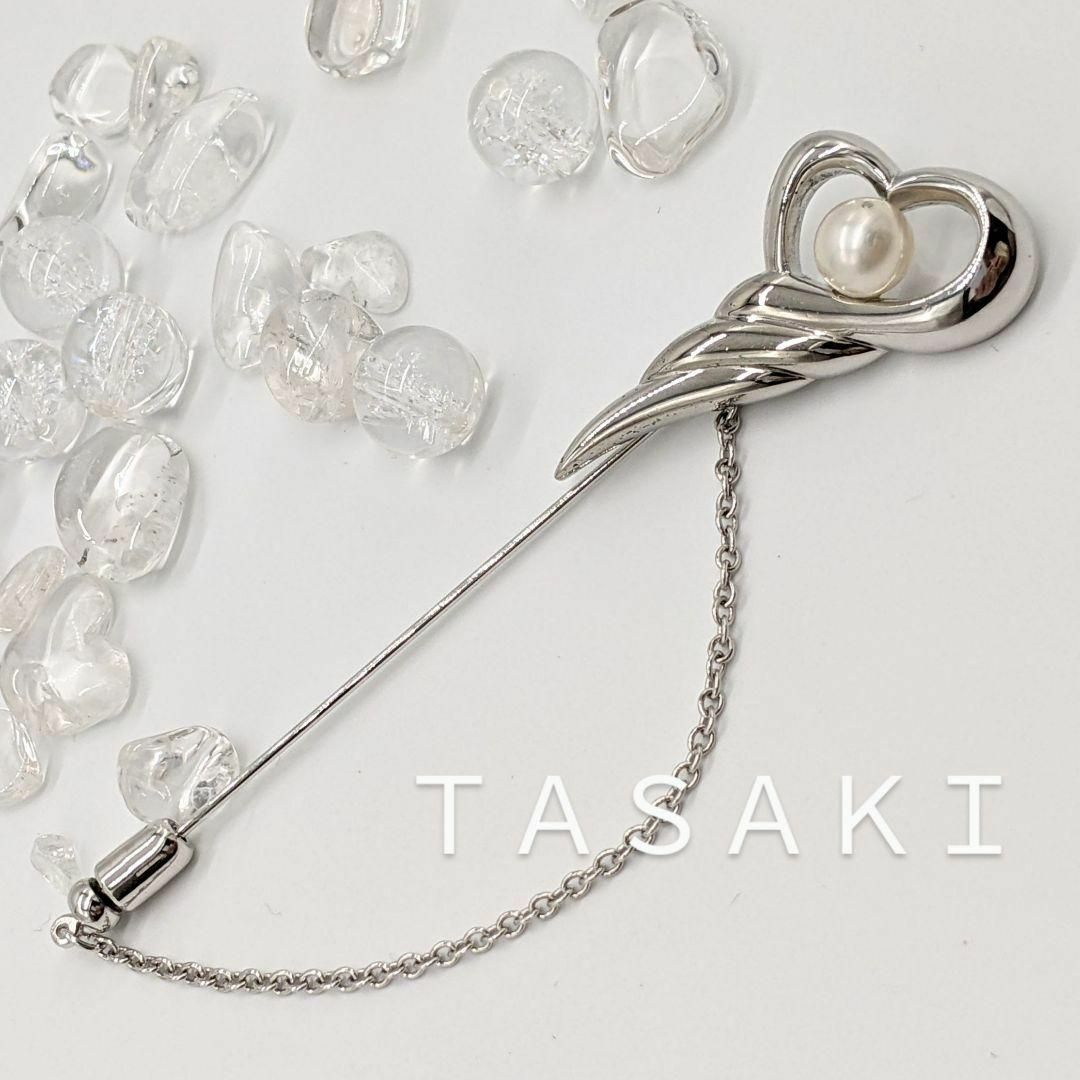 極美品✨　TASAKI ピンブローチ パール シルバー アコヤ真珠 田崎真珠 | フリマアプリ ラクマ
