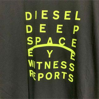 DIESEL 入手困難 半袖 トップス ロゴ ブルー