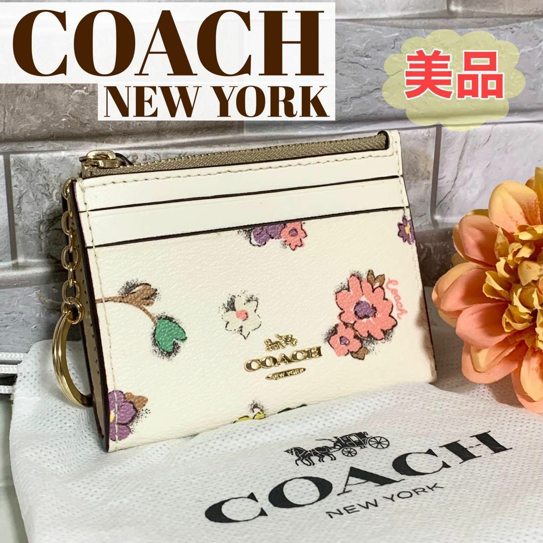 COACH - 【美品】COACH(コーチ )キーコインケース カードケース IDパス