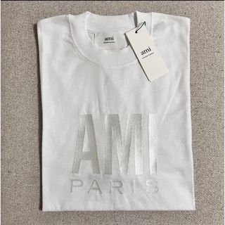 アミ(ami)のAMI PARIS アミパリス ロゴ オーバーサイズTシャツ ホワイト 白(Tシャツ/カットソー(半袖/袖なし))