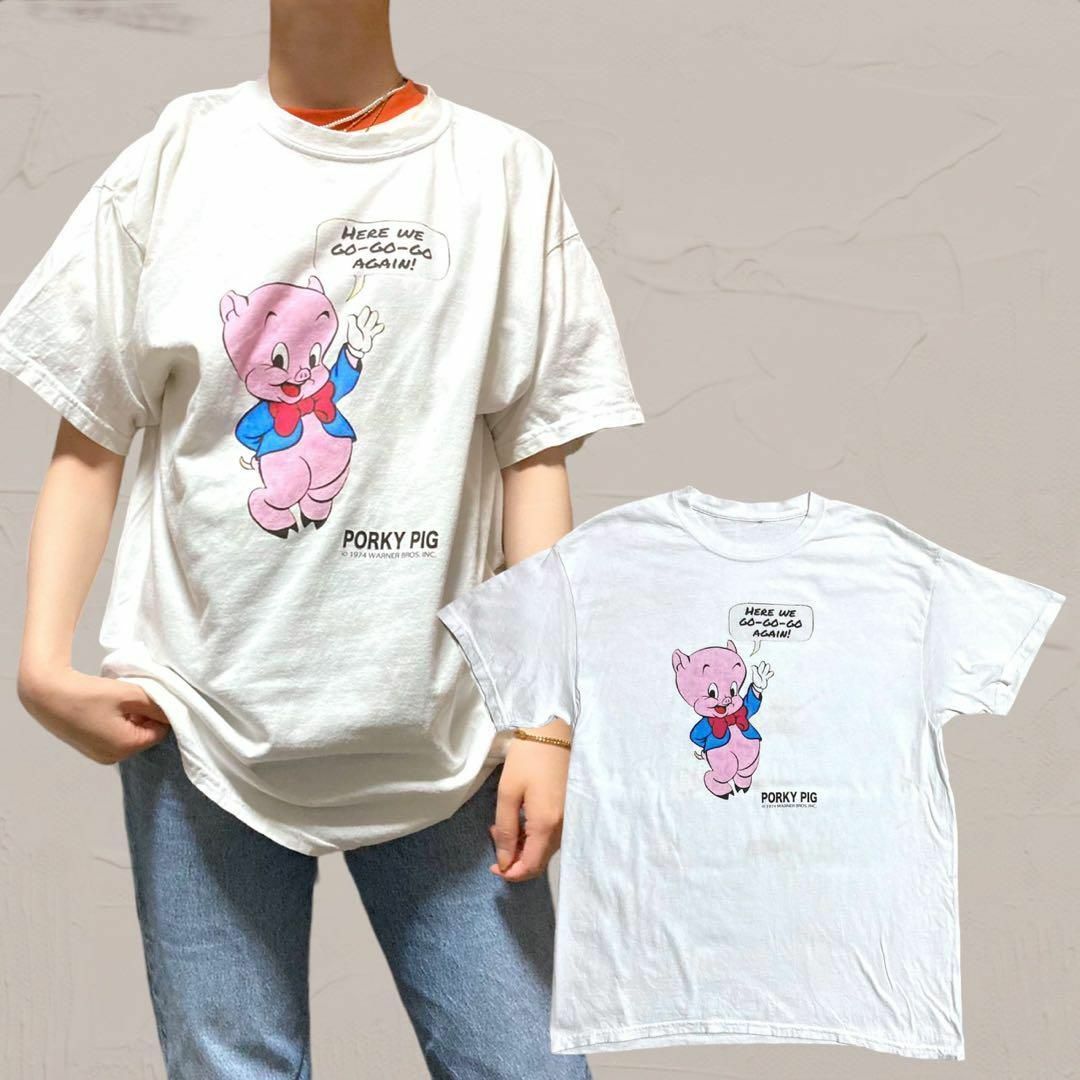 VHV Tシャツ ビンテージ  ポーキーピッグ　PORKY PIG　1974