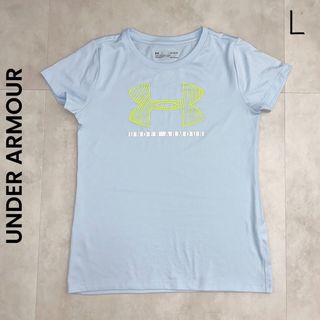 アンダーアーマー(UNDER ARMOUR)の【UNDER ARMOUR】水色 マラソン ウォーキング トレーニング ジム(ウェア)