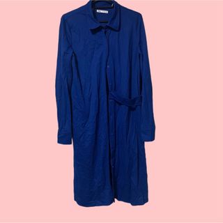 ザラ(ZARA)のZARA シャツワンピース(ロングワンピース/マキシワンピース)