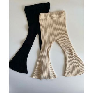 トゥデイフル(TODAYFUL)のchaisy style / Knit flare pants 2色セット(パンツ/スパッツ)