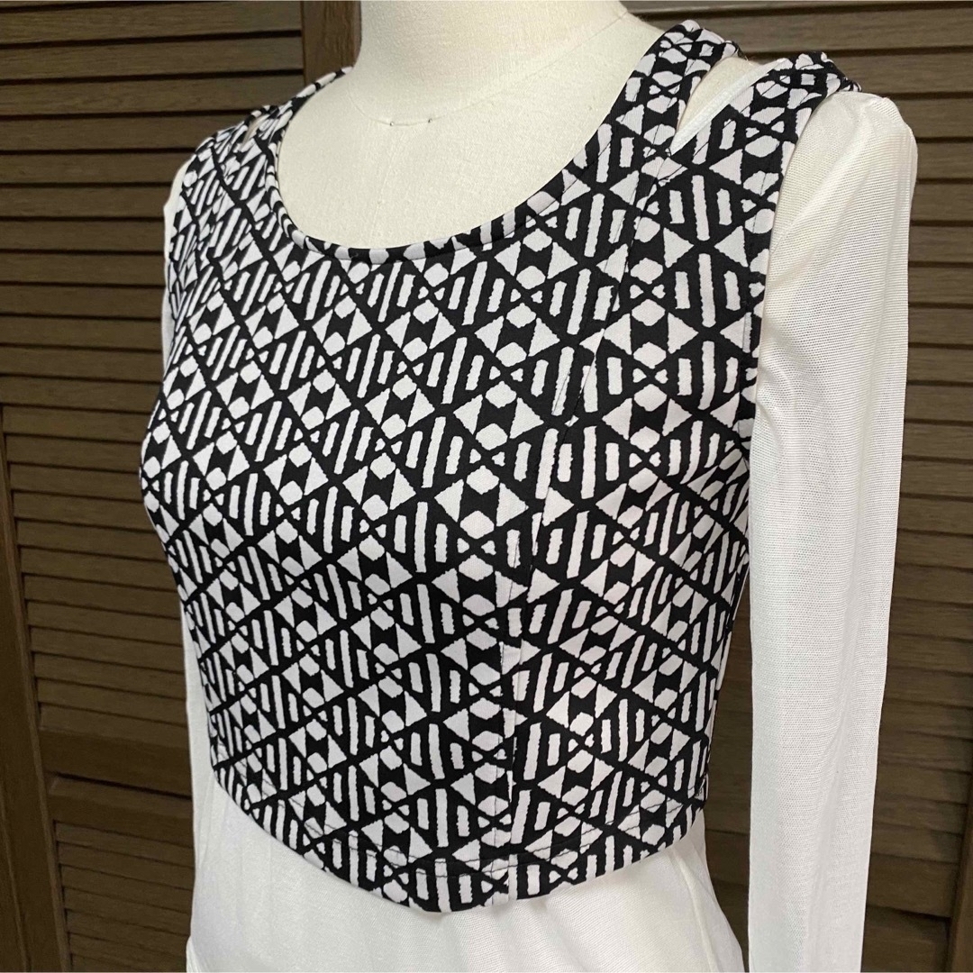 DEPT(デプト)のused geometric pattern tops レディースのトップス(カットソー(半袖/袖なし))の商品写真