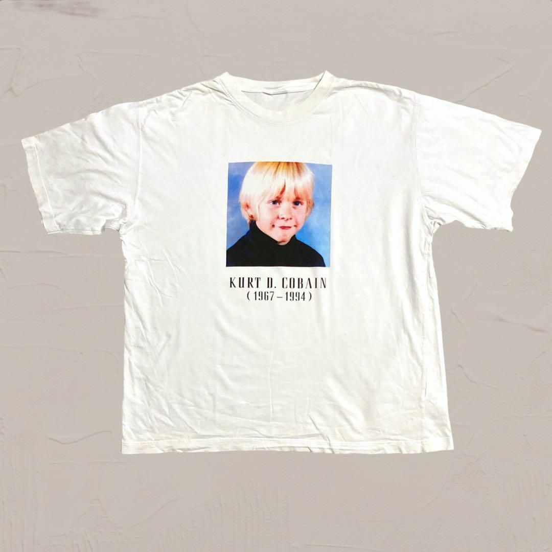 UVV Tシャツ ビンテージ 古着 90s KURT カートコバーン 幼少期の UVV Tシャツ ビンテージ 古着 90s KURT カートコバーン 幼少期の